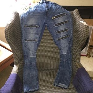 Zipper Denim jeans
